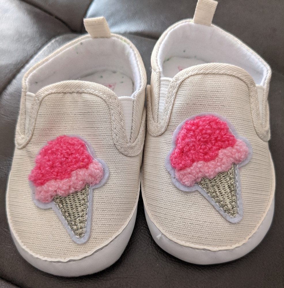 Ice cream cone soft sole shoes